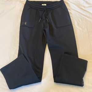 Under Armour youth Large black pants - fleece lined